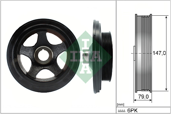 Belt Pulley, crankshaft - 544 0142 10 Schaeffler INA