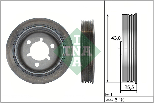 Puleggia cinghia, Albero a gomiti - 544 0145 10 Schaeffler INA