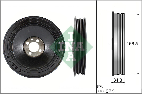 Belt Pulley, crankshaft - 544 0157 10 Schaeffler INA