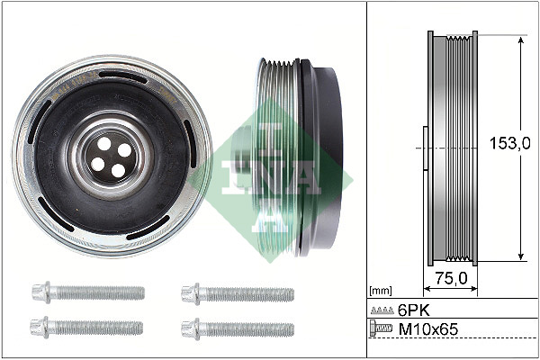 Belt Pulley Set, crankshaft - 544 0169 20 Schaeffler INA