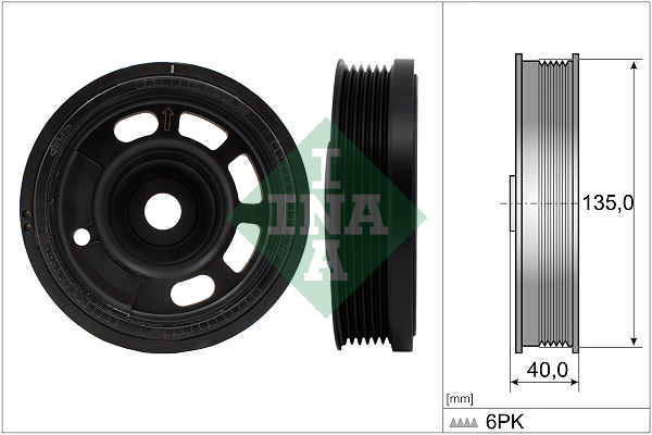 Belt Pulley, crankshaft - 544 0172 10 Schaeffler INA