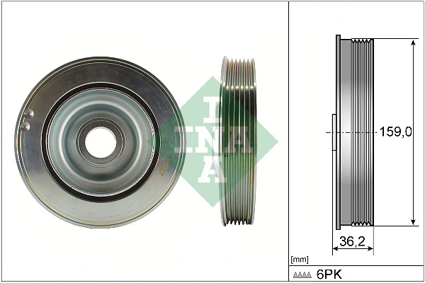 Belt Pulley, crankshaft - 544 0173 10 Schaeffler INA