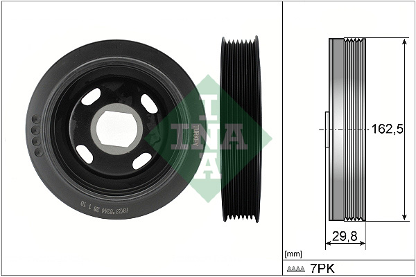 Puleggia cinghia, Albero a gomiti - 544 0179 10 Schaeffler INA