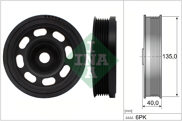 Belt Pulley, crankshaft - 544 0184 10 Schaeffler INA