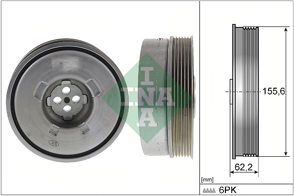 Belt Pulley, crankshaft - 544 0501 10 Schaeffler INA