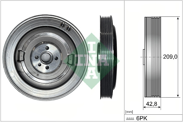 Puleggia cinghia, Albero a gomiti - 544 0514 10 Schaeffler INA