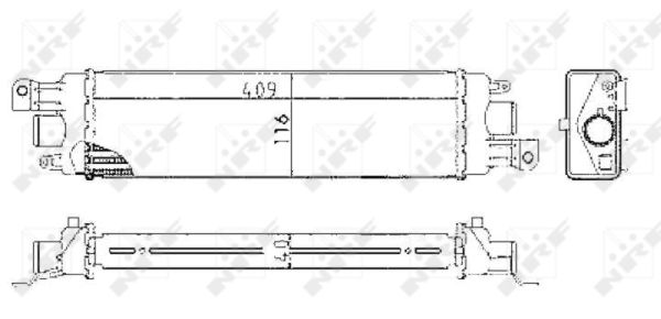 Intercooler, charger - 30038 NRF