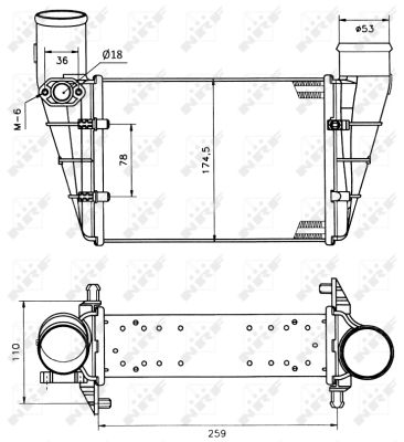 Интеркулер - 30127A NRF