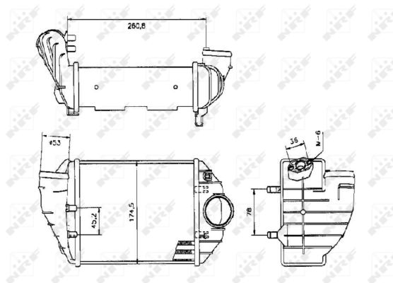 Intercooler - 30133 NRF