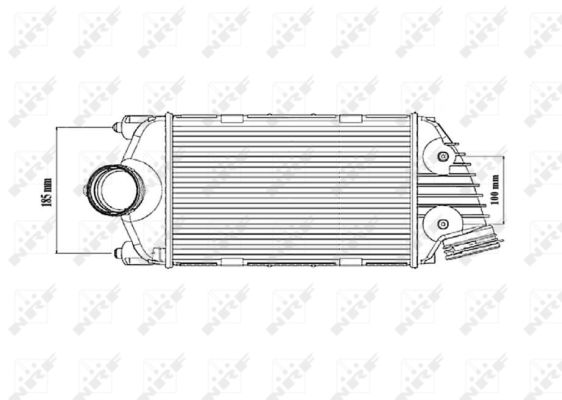 Intercooler, charger - 30186 NRF