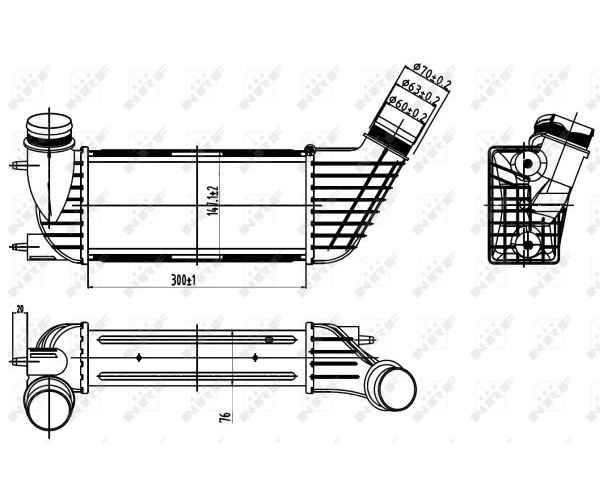 Intercooler - 30192 NRF