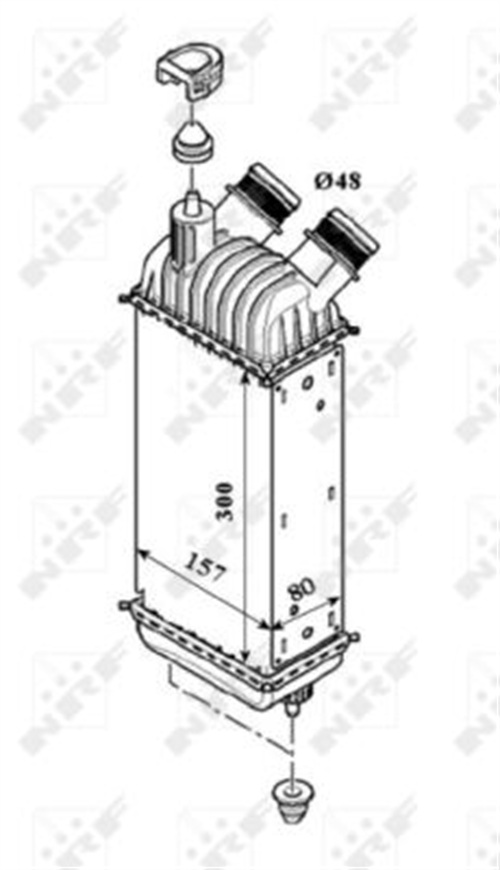 Intercooler - 30193 NRF