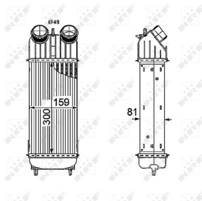 Intercooler - 30196 NRF