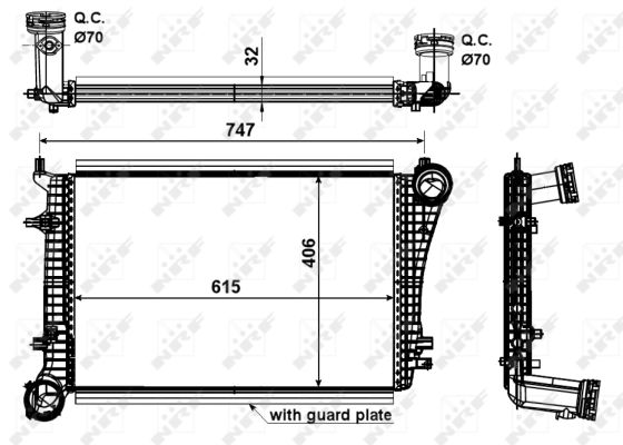 Intercooler - 30199 NRF