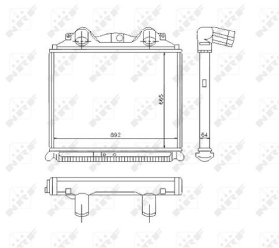 Intercooler - 30203 NRF