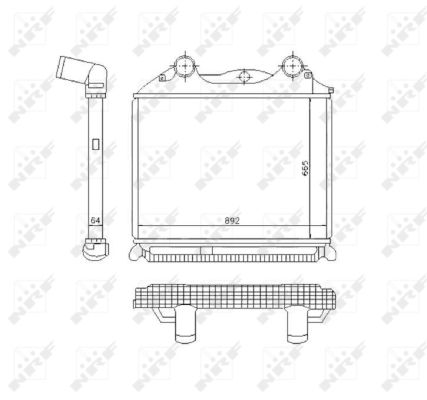 Intercooler - 30204 NRF