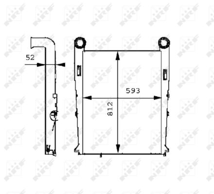 Intercooler - 30219 NRF