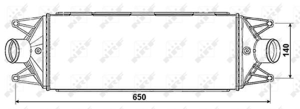Intercooler, charger - 30241 NRF