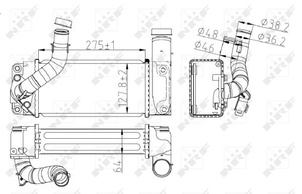 Intercooler - 30245 NRF
