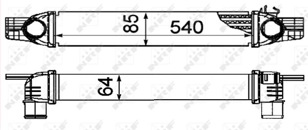 Intercooler - 30254 NRF
