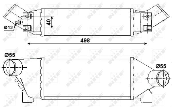 Intercooler - 30259 NRF