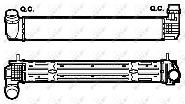 Intercooler - 30268 NRF