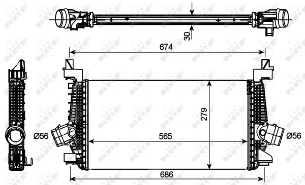 Intercooler - 30269 NRF