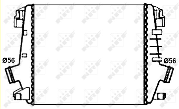Intercooler, charger - 30272 NRF