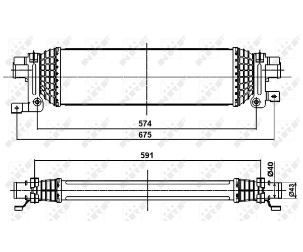 Intercooler - 30285 NRF