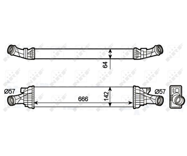 Intercooler - 30289 NRF