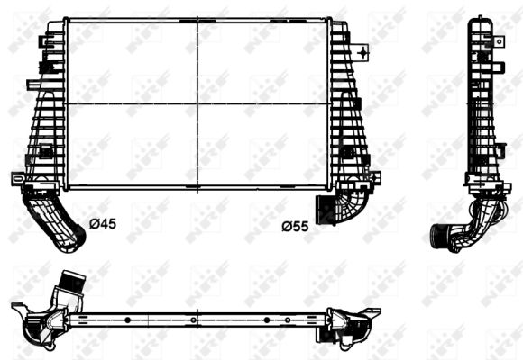Intercooler, charger - 30300 NRF