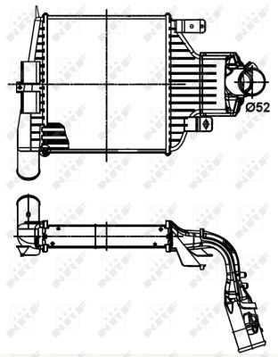 Intercooler, charger - 30301 NRF