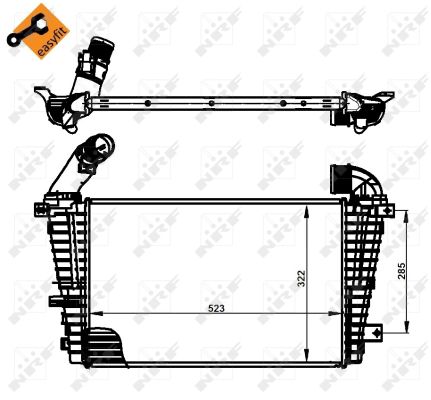 Intercooler - 30302 NRF