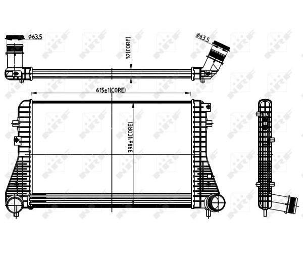 Intercooler - 30306 NRF