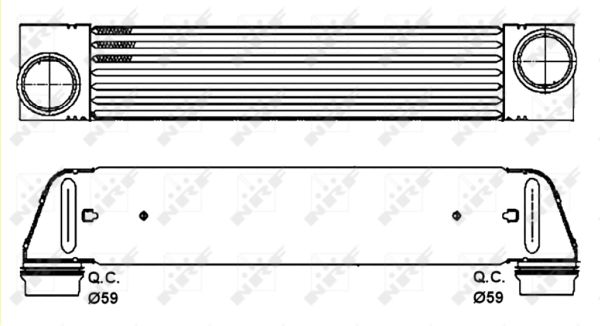 Intercooler - 30317 NRF