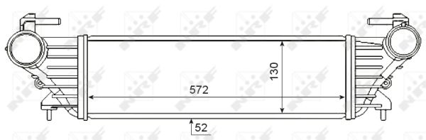 Intercooler, charger - 30340 NRF