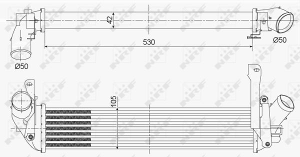 Intercooler - 30353 NRF