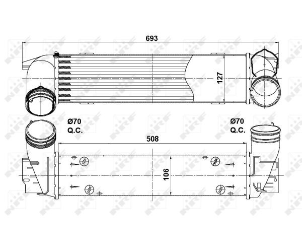 Интеркулер - 30386 NRF