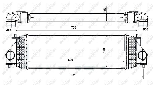 Intercooler - 30393 NRF