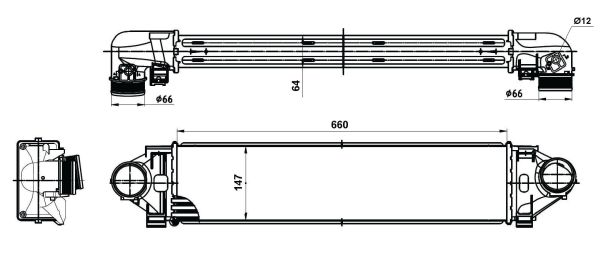 Intercooler - 30394 NRF