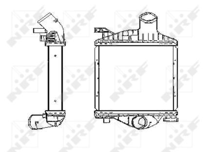 Intercooler, charger - 30423 NRF