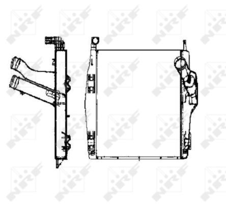 Intercooler, charger - 30448 NRF
