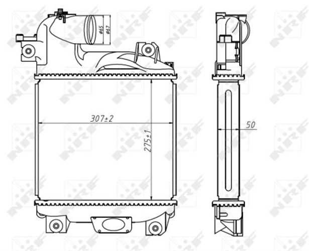 Intercooler - 30455 NRF