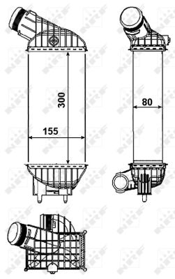Intercooler, charger - 30462 NRF