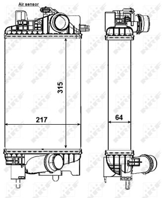 Intercooler - 30469 NRF