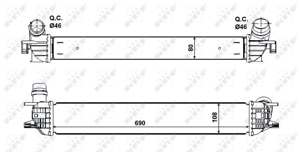 Intercooler - 30503 NRF