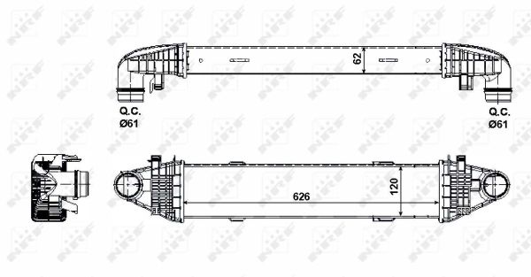 Intercooler - 30506 NRF