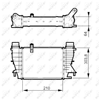 Intercooler, charger - 30507 NRF