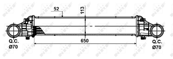 Intercooler - 30509 NRF
