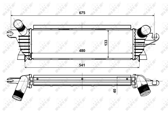 Intercooler, charger - 30511 NRF